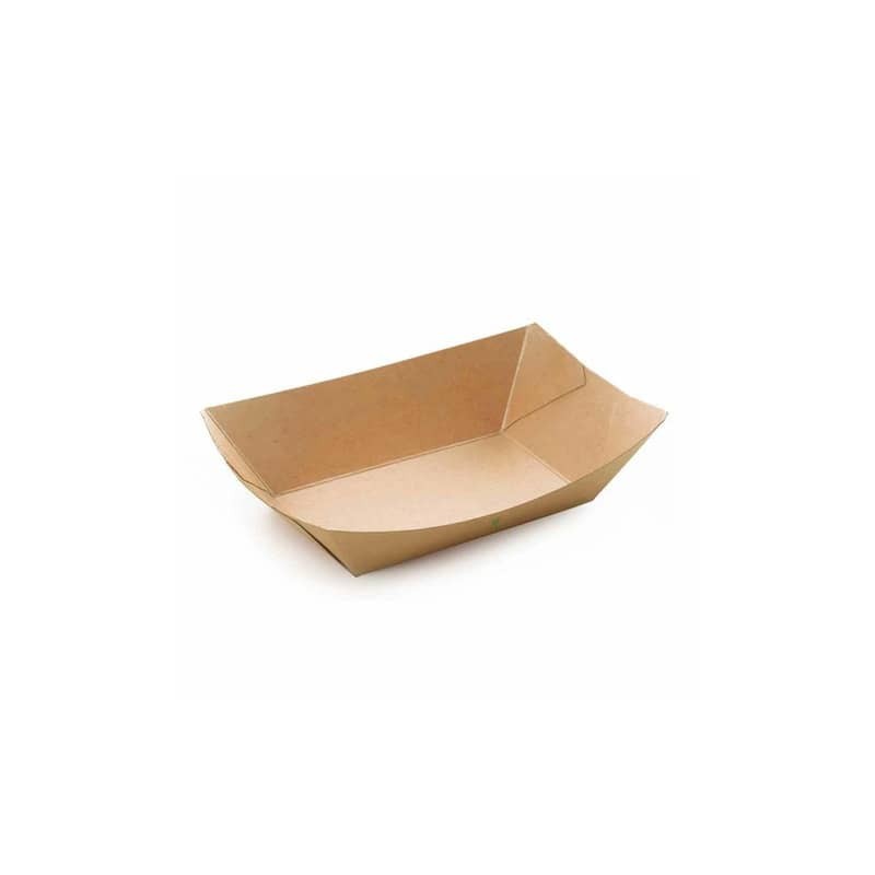 Vaschette in carta kraft Dopla Professional per fritto 680 ml - conf. 50 pz - 6059