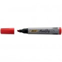 Marcatore permanente BIC Marking 2300 punta scalpello 3,7-5,5 mm rosso 8209243 (Conf.12)