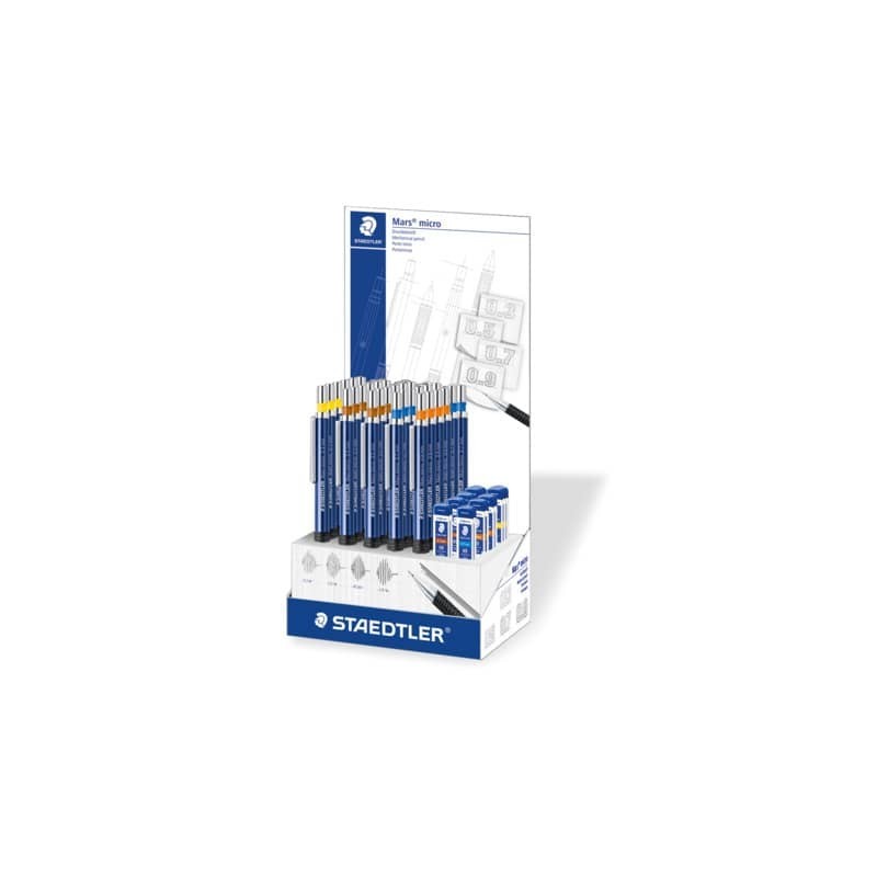 Espositore 30 portamine Mars® Micro con 18 astucci mine - assortiti - 775 CA30P