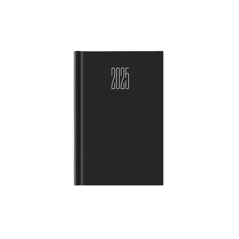 Agenda 2026 giornaliera gommato 11x16,5 cm nero 26-062100406C