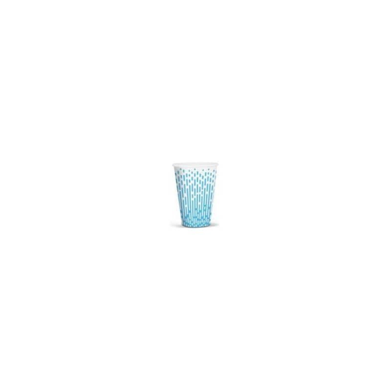 Bicchieri in carta e PE Dopla Green serigrafati "BRIO" - 210 ml / 7 oz bianco - conf. 50 pz - 42197