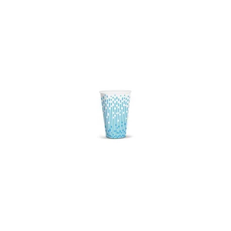 Bicchieri in carta e PE Dopla Green serigrafati "BRIO" 350 ml /12 oz bianco - conf. 50 pz - 42199