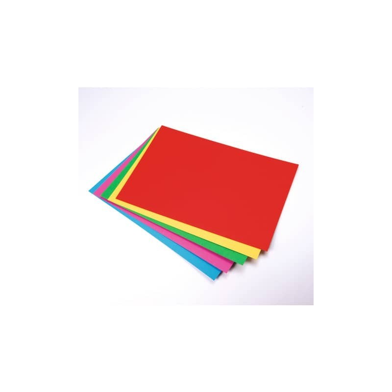 Album Favini Bristol 200 g - 25 fogli in 5 colori - formato 100x70 cm A35X021