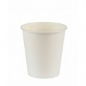 Bicchiere caffè in cartoncino Le Nappage 120 cc senza plastica conf. 50 pz bianco 61171RC