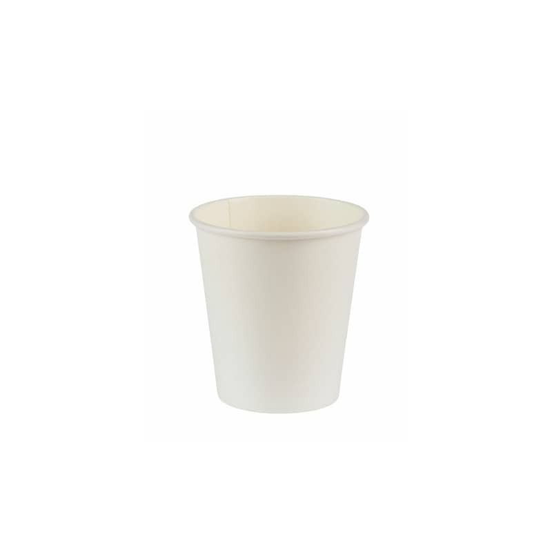 Bicchiere caffè in cartoncino Le Nappage 120 cc senza plastica conf. 50 pz bianco 61171RC