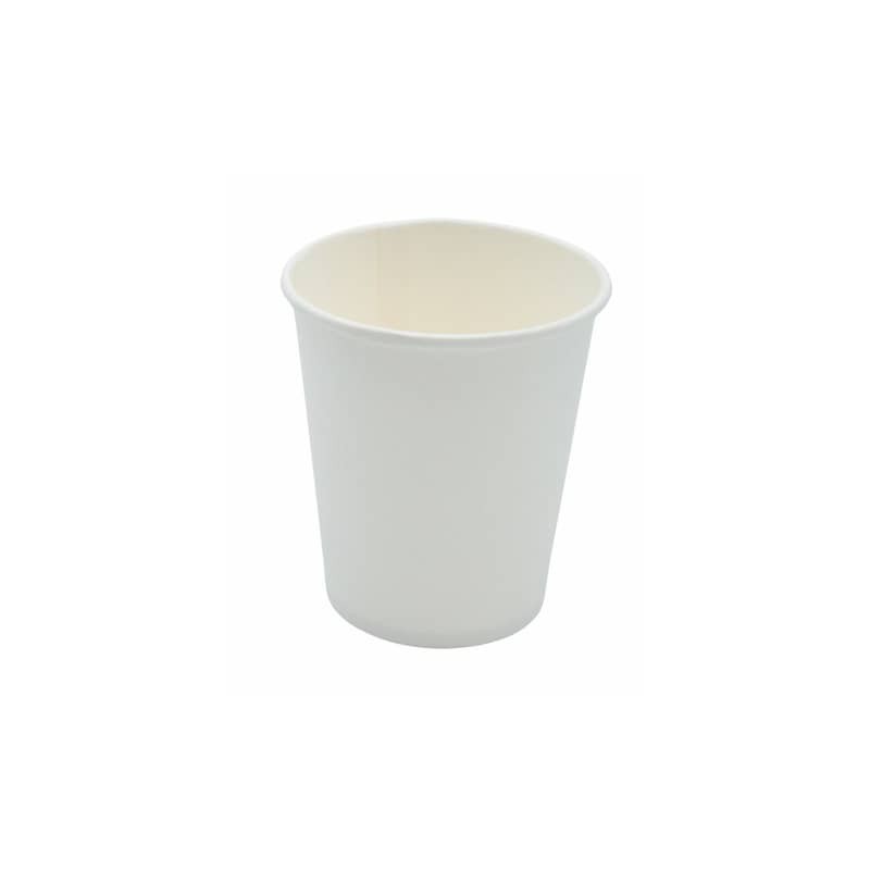 Bicchiere in cartoncino Le Nappage 20 cl senza plastica conf. 50 pz bianco 72889