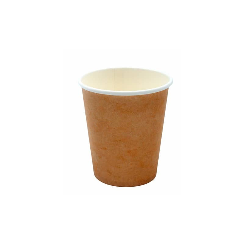 Bicchiere in cartoncino Le Nappage 20 cl senza plastica conf. 50 pz kraft 61014RC
