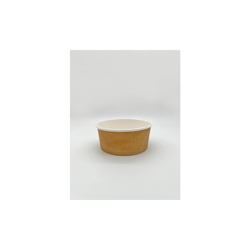 Contenitore per poké Le Nappage in cartoncino kraft plastic free avana conf. 50 pz 500 ml - KB200308