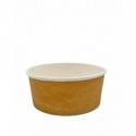 Contenitore per poké Le Nappage in cartoncino kraft plastic free avana conf. 50 pz 750 ml - KB200309