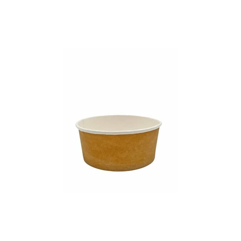 Contenitore per poké Le Nappage in cartoncino kraft plastic free avana conf. 50 pz 750 ml - KB200309