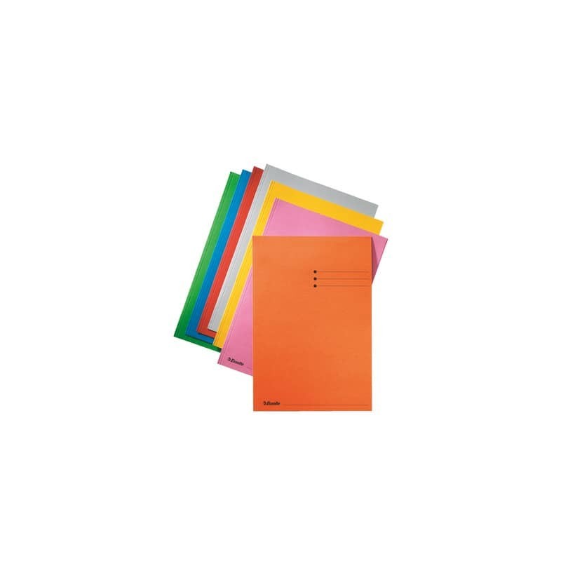 Cartelle semplici Esselte Manilla - f.to 24,5x35 cm 180 g/mq - blu conf. 100 pz - 2012402