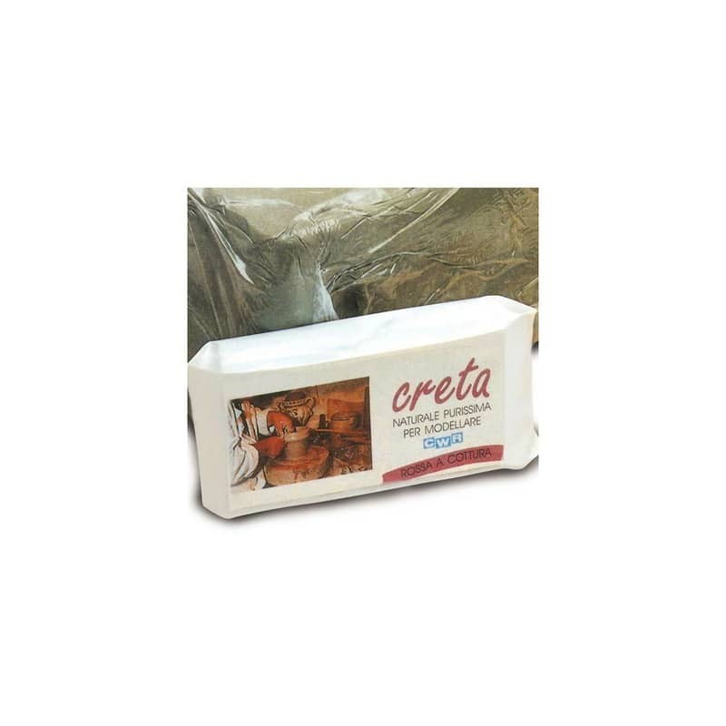Panetto DOM di creta rossa a cottura modellabile - 1 kg - 100% naurale - 272