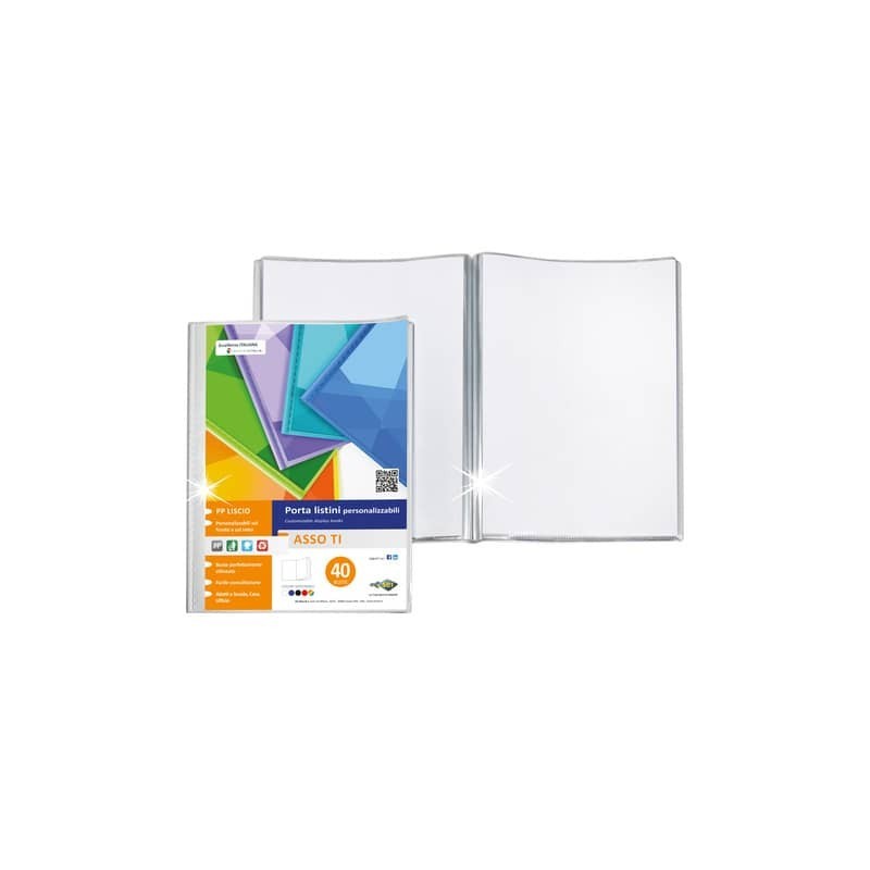 Portalistino Sei Rota ASSO TI 15x21 cm 80 buste trasparente - 57268000