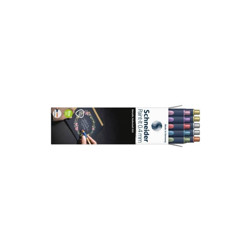 Rollerball Schneider Paint-It 050 conf. 10 colori metallici - P700497