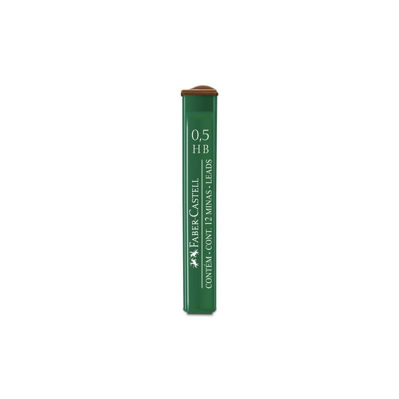 Astuccio 12 mine HB Faber-Castell 0,5 mm 521500 (Conf.12)