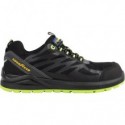 Scarpe antinfortunistiche Goodyear in tomaia KPU e mesh GY BLACKBAT S1P nero-verde TG.45 - 729645