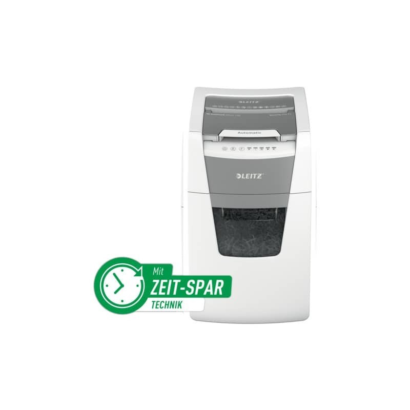 Distruggidocumenti automatico Leitz Office 150 P4 - taglio a frammenti P-4 4x30 mm - 44 L - 80130000
