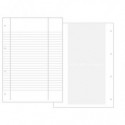 Carta uso bollo rigato O.C.L. con fori archivio 90 g/m² - 500 ff - 210x297 mm 1460F