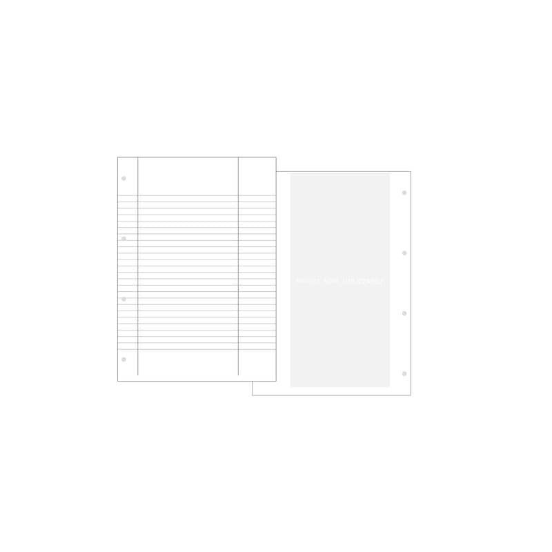 Carta uso bollo rigato O.C.L. con fori archivio 90 g/m² - 500 ff - 210x297 mm 1460F