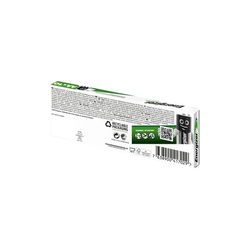 Batterie ricaricabili Energizer Power Plus Rech DP10 AA 2000 mAh - conf. 10 pz - E300850500