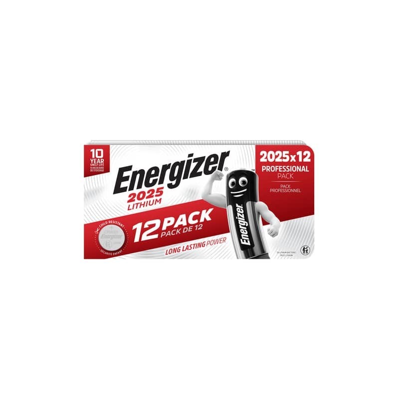 Batterie al litio Energizer 2025 Lithium BP12 2025 - conf. 12 pz - E303693000