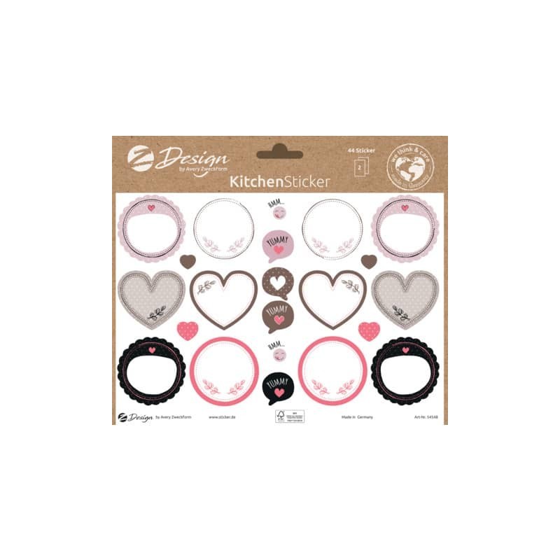Trend Sticker A5 Avery in carta FSC - 2 fogli - Kitchen - 54548