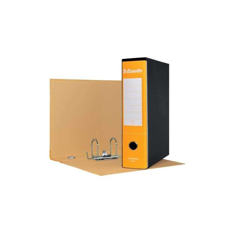Registratore protocollo Esselte Essentials G75 23x33 cm dorso 8 cm giallo - 390775090 (Conf.6)