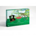 Set artistico Derwent Academy scatola in legno da 35 pezzi in colori assortiti - 2300147