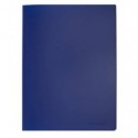 Portalistini in polipropilene con 30 tasche Q-Connect formato A4 - blu opaco - KF01255