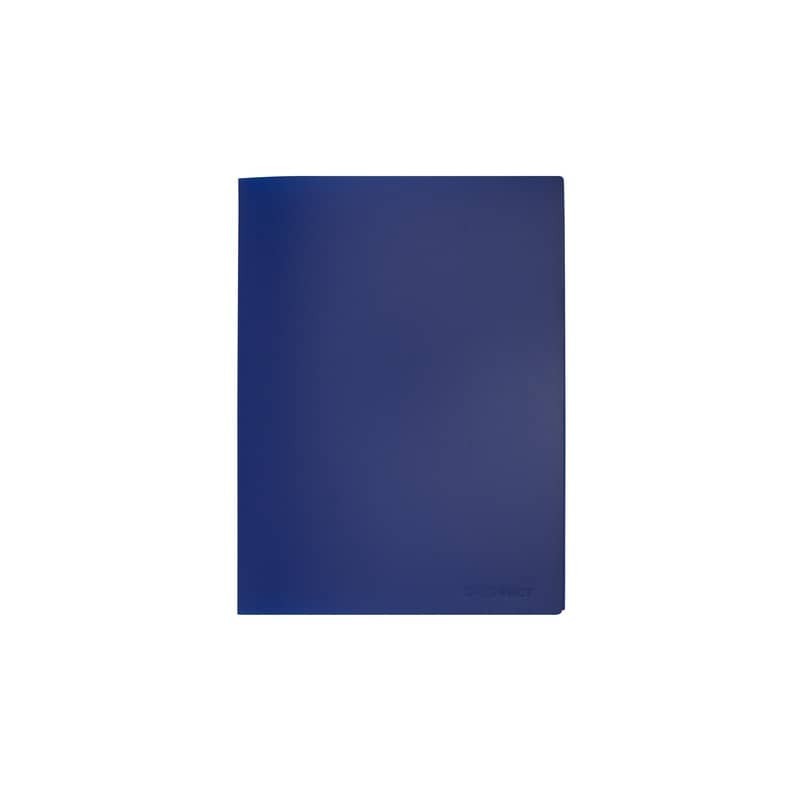 Portalistini in polipropilene con 30 tasche Q-Connect formato A4 - blu opaco - KF01255