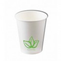 Bicchieri in carta Dopla Green 100 ml bianco - conf. 50 pz  - 07866 (Conf.2)