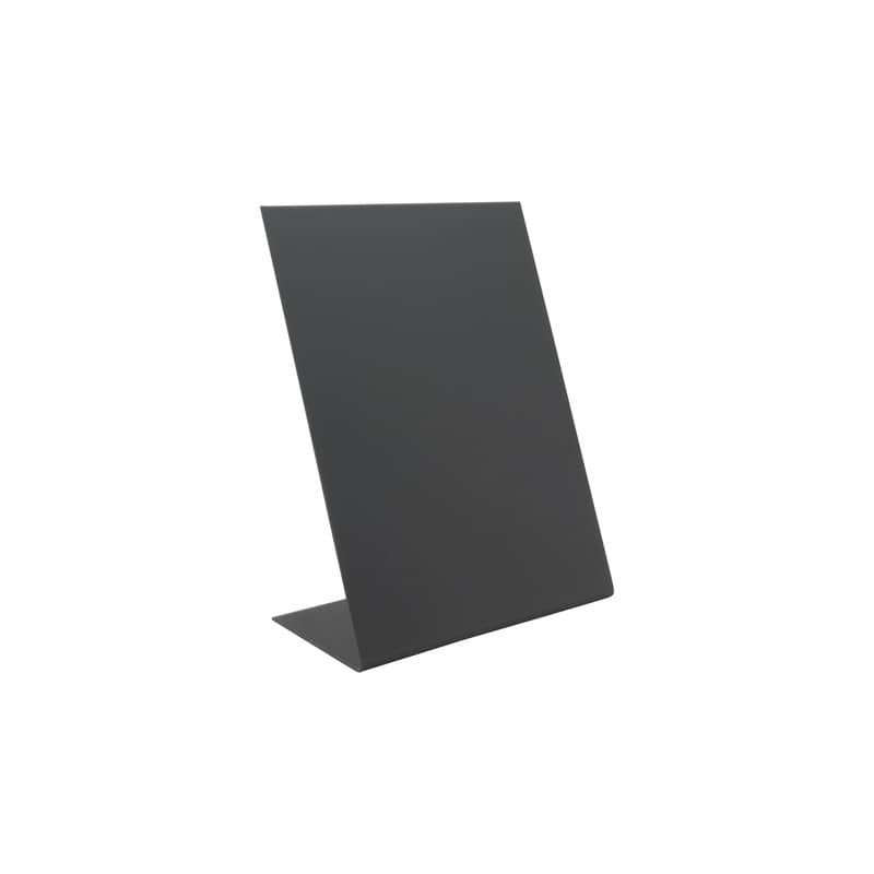 Lavagnette da tavolo a L Securit® in acrilico nero - A5 - conf. 3 pezzi - TBA-BL-A5