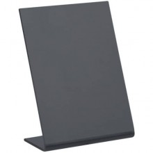 Lavagnette da tavolo a L Securit® in acrilico nero - A7 - conf. 5 pezzi - TBA-BL-A7