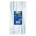 Bicchieri flutes in PS Diamant trasparente Dopla Reusable 120 ml - conf. 10 pz - 22681