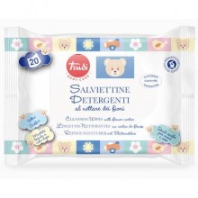Salviettine detergenti al nettare dei fiori Trudi Baby Care conf. 20 pezzi con adesivo - 00586 (Conf.5)