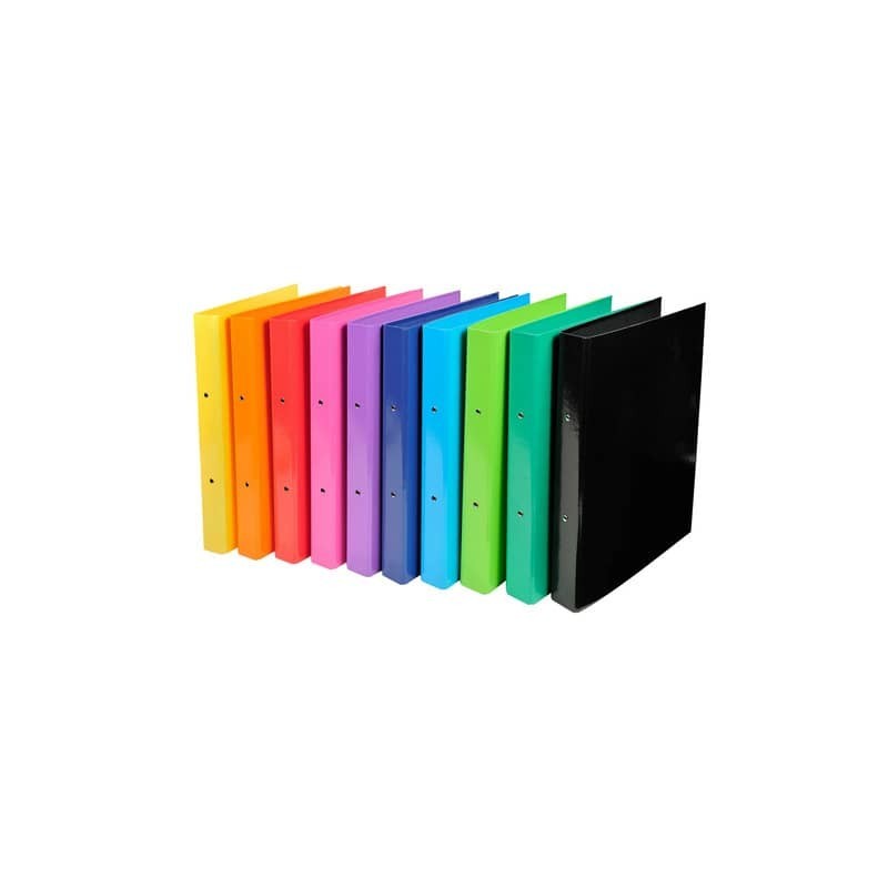 Raccoglitori Exacompta A5 a 2 anelli - conf. 10 pz - colori assortiti 51029E