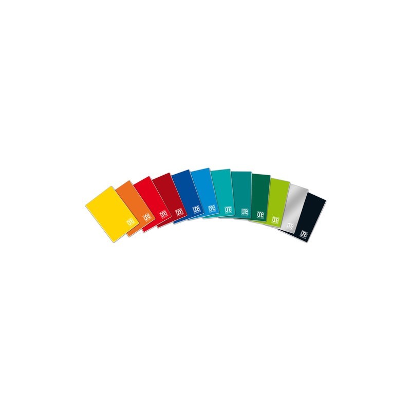 Maxi quaderni One Color A4 - 20 ff 80 g/m² - rigatura 0A - conf. 3 pz - 1408/3