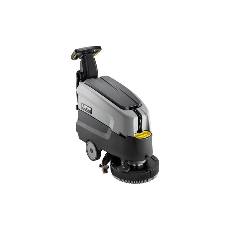 Lavasciuga pavimenti compatta Lavor Dynamic 45B uomo a terra 37011-00053