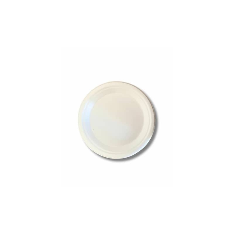 Piatto piano in bagassa sbiancata Ferrari Bio 225x19,6 mm - conf. 100 pz - FBIO70