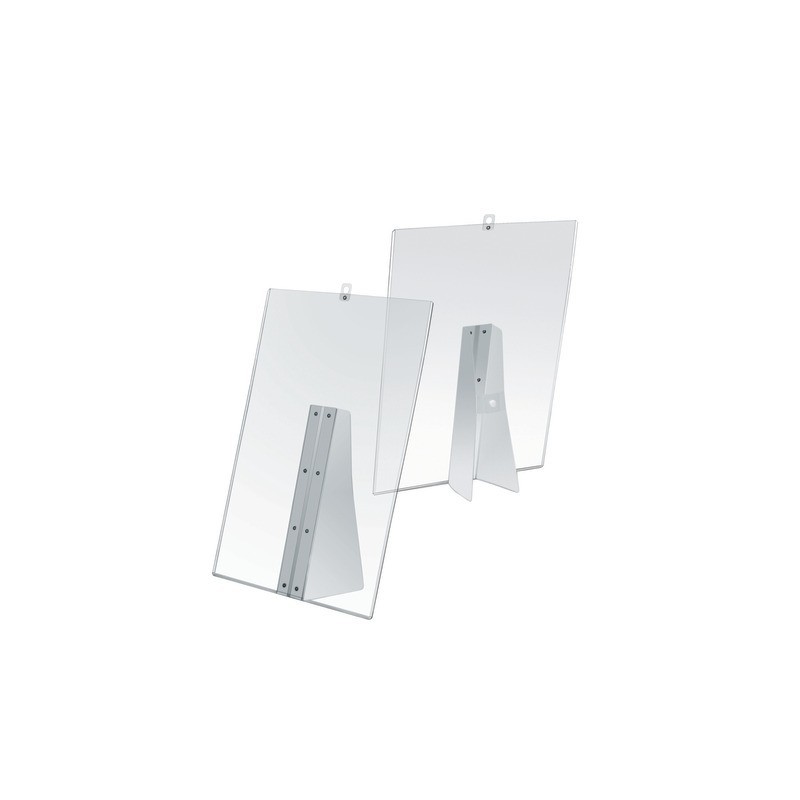 Porta avvisi banco/parete in pvc flessibile antiurto trasparente Tecnostyl A4 - PAF-A4