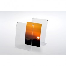 Porta avvisi/fotografie magnetico A4 verticale Tecnostyl trasparente PFM01