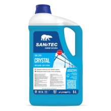 Detergente multiuso Sanitec Crystal per vetri, specchi e spolvero anti-alone 5 L / 5 Kg - 2261