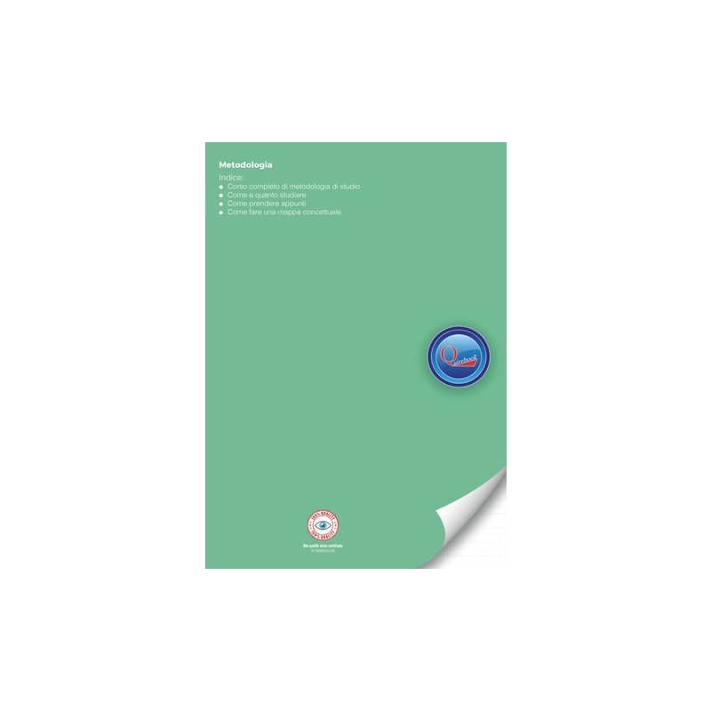 Maxi quaderno Logos Quirebook A4 - 80 g/m² - 40 ff - RQ - verde - metodologia (Conf.10)
