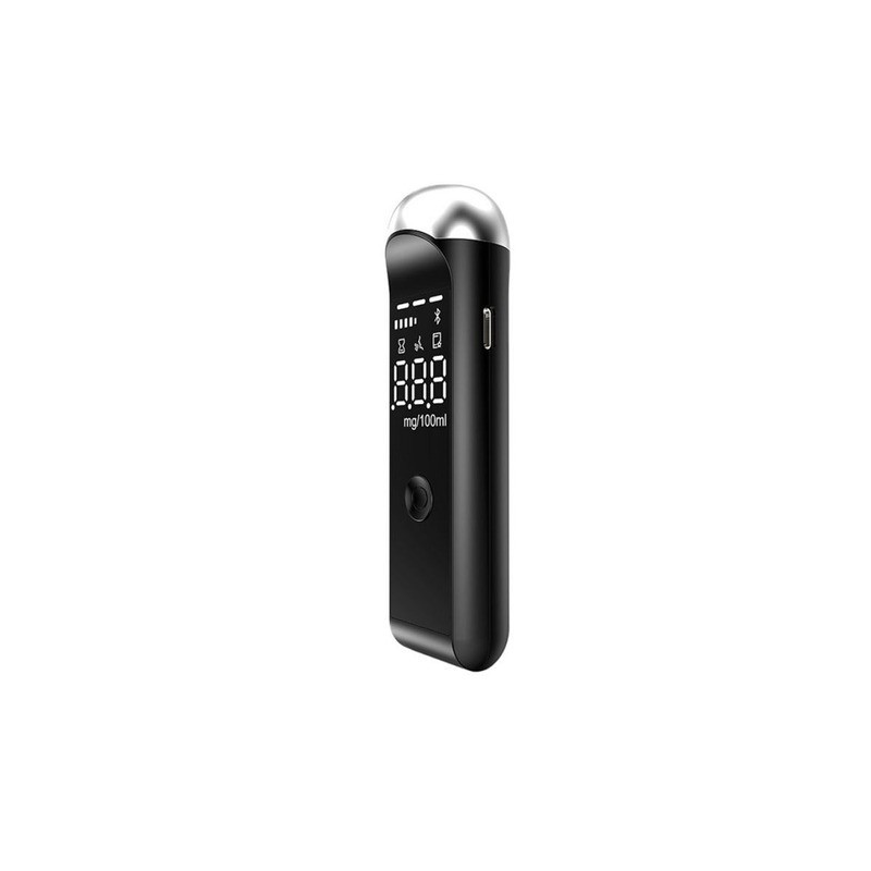 Etilometro professionale ricaricabile con ingresso Type-C 10,3x2,8x1,6 cm Etilometro