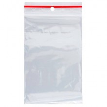 Buste trasparenti chiusura grip in LDPE 50 μm Q-Connect idonee al contatto alimentare - conf. 1000 pz - 8x12 cm