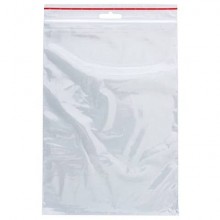 Buste trasparenti chiusura grip in LDPE 50 μm Q-Connect idonee al contatto alimentare  - conf. 1000 pz - 17x23 cm