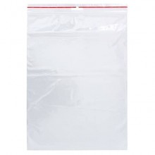 Buste trasparenti chiusura grip in LDPE 50 μm Q-Connect idonee al contatto alimentare  - conf. 1000 pz - 23x32 cm