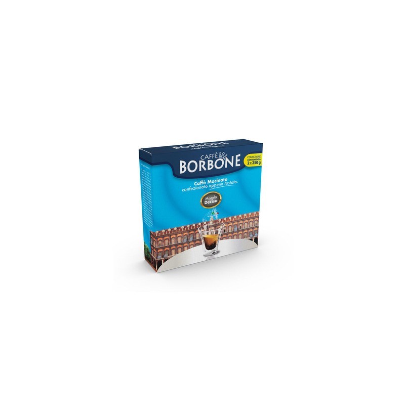 Caffè macinato Caffè Borbone palazzo red - miscela decisa - 2 buste da 250 g - GRPALAZZORED8X500GR (Conf.4)