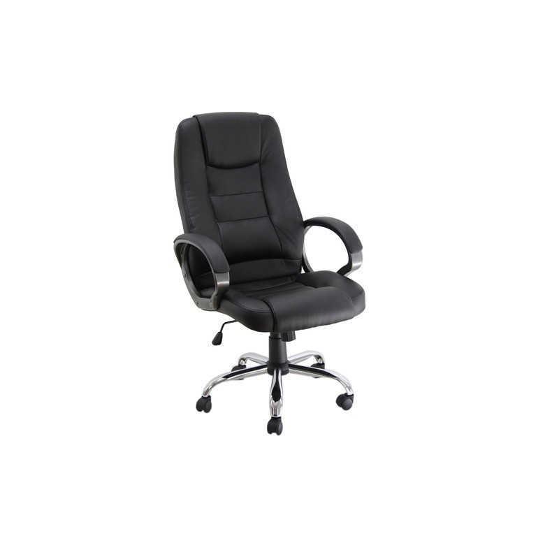 Poltrona direzionale Unisit CH Eco Smart in PU nero CH1/KN