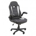 Poltrona direzionale Unisit CH3 Eco smart in PU con braccioli nero/bianco CH3/KN